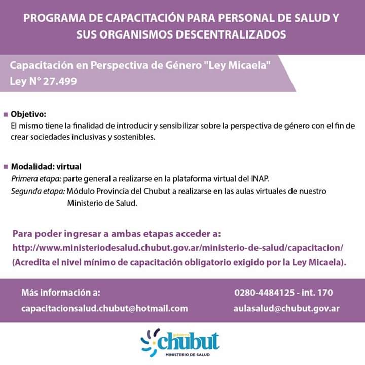 capacitacion genero salud