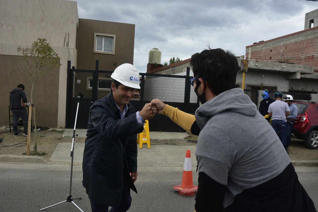 Luque inauguración de gas