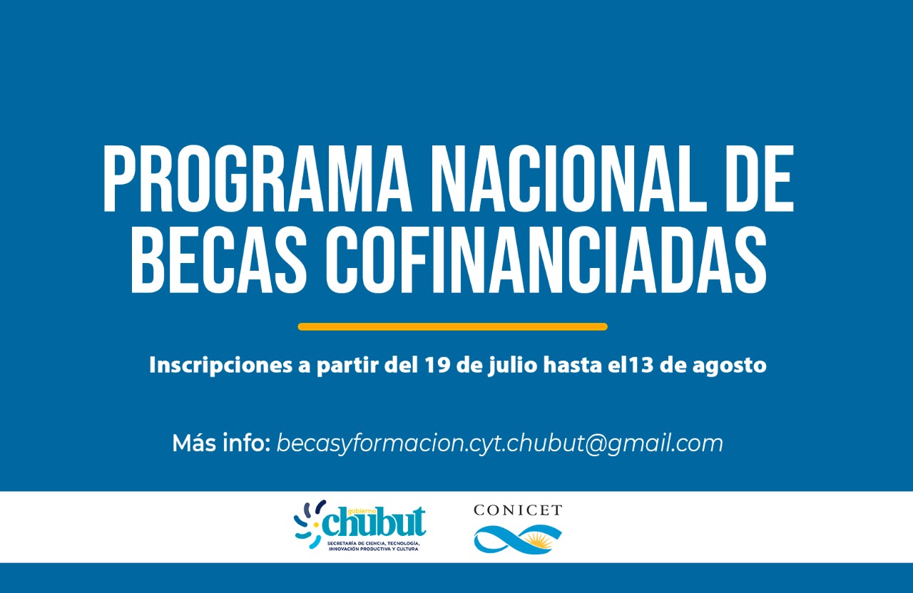 LA PROVINCIA DEL CHUBUT ABRE CONVOCATORIA PARA BECAS